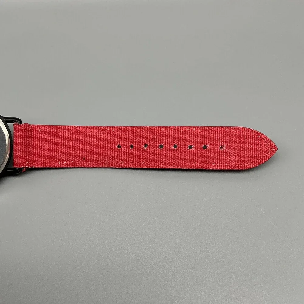 Bleach Loot Crate Exclusive Mens Watch 42mm Anime Black Red Canvas New Battery